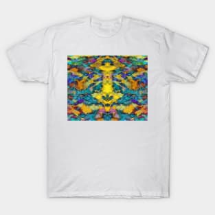 Interlocking ghosts yellow T-Shirt